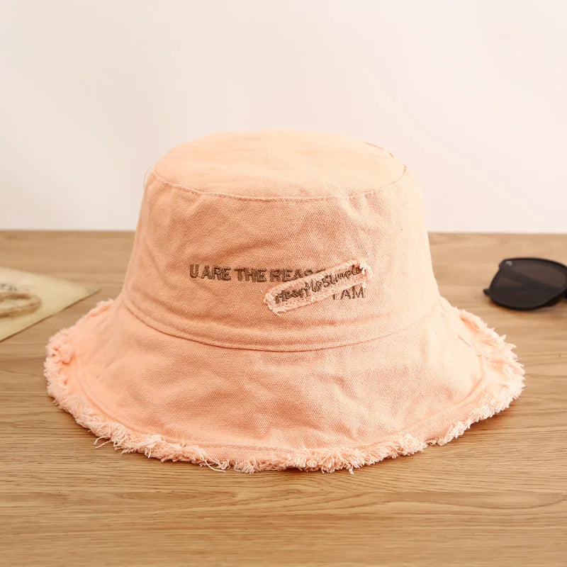 Women Cotton Summer Bucket Hat