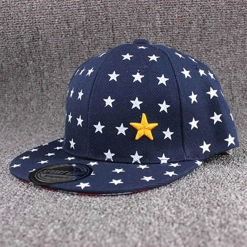 New Fashion Children Baseball Caps Boys Star Cap