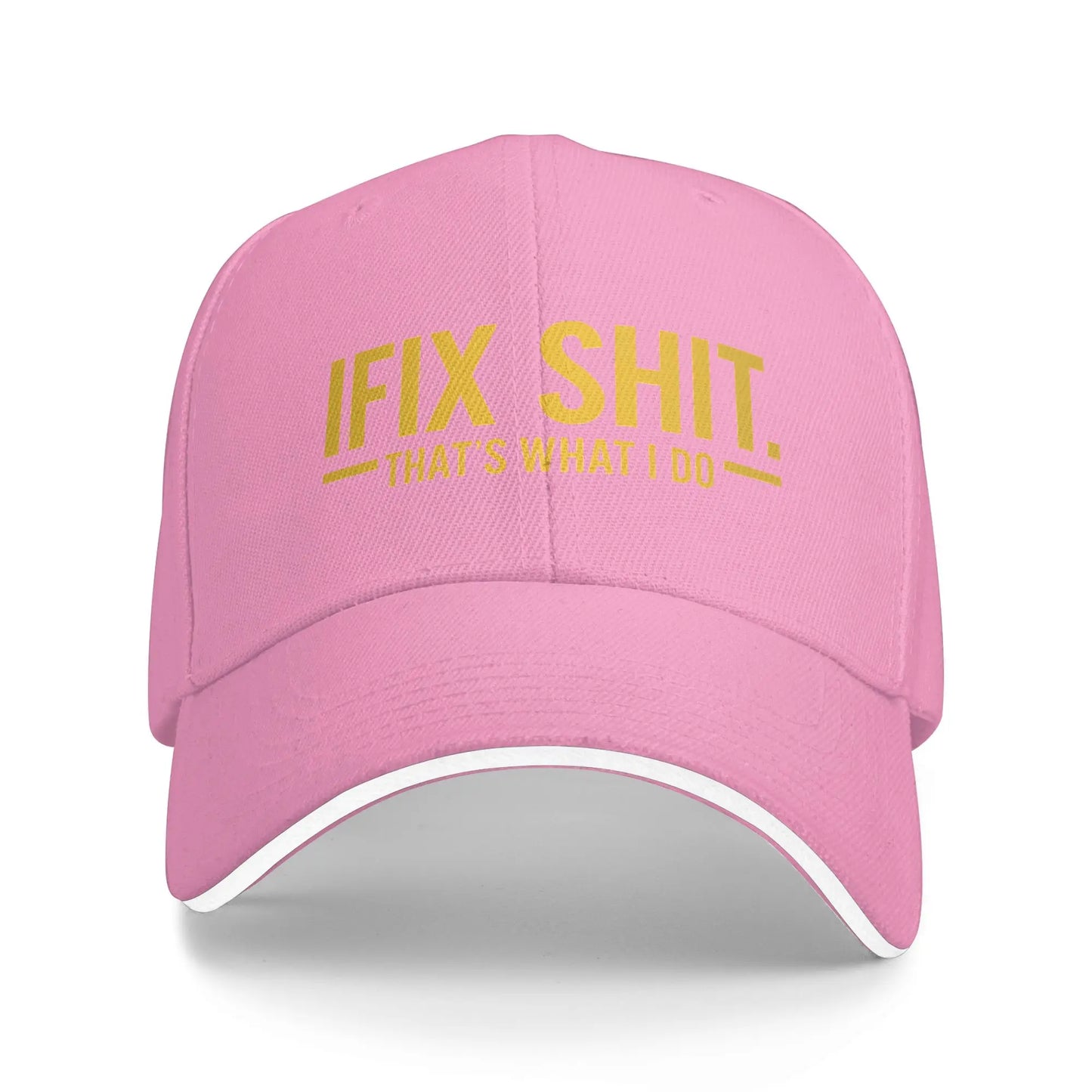 Funny Fix Stuff And Know Things Baseball Cap