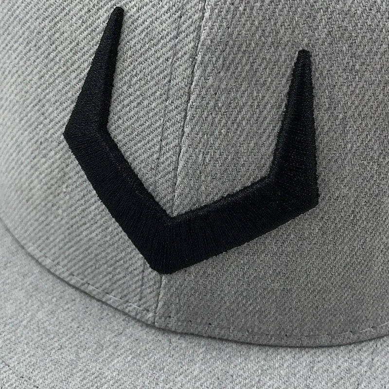 Unisex 3D V Embroidered Hip Hop Baseball Cap