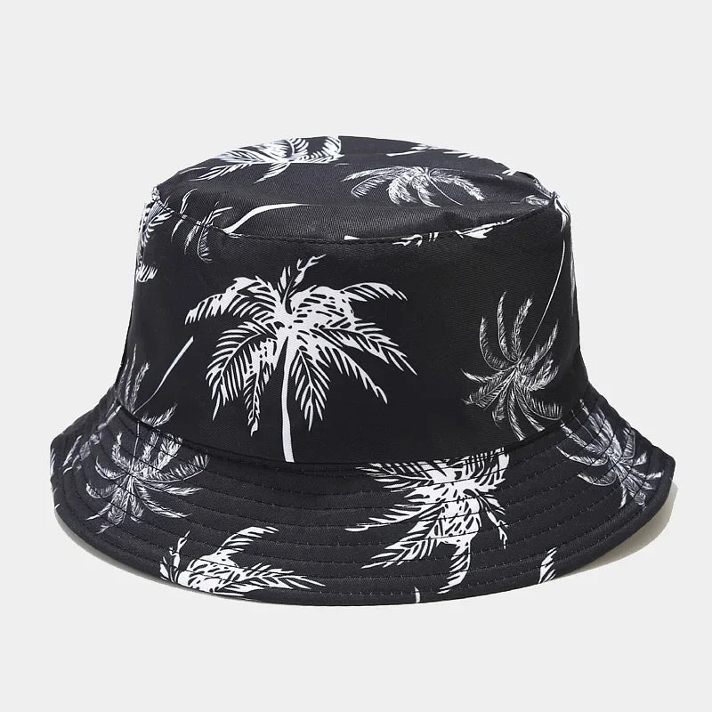 Coco Print Sun Protection Bucket Hat