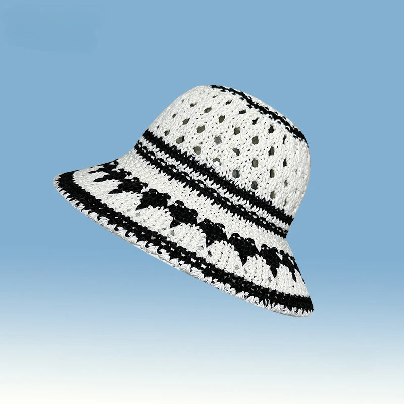 Korean Handmade Versatile Niche Design Bucket Hat
