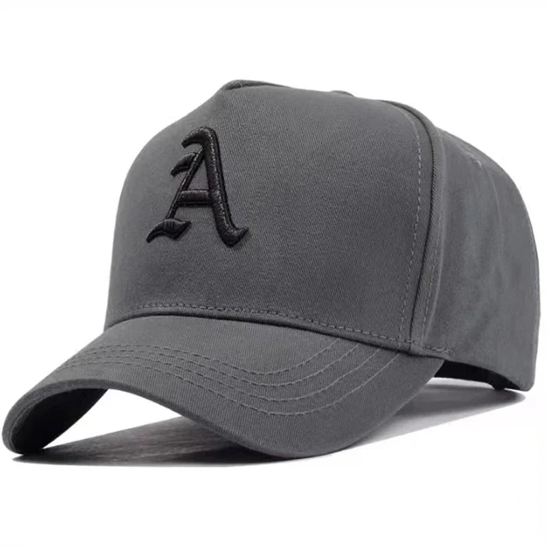 Unisex A Letter Embroidery Baseball Caps