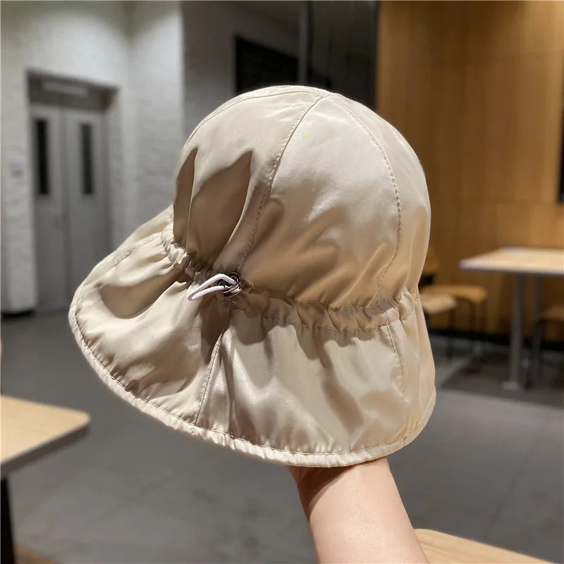 Quick-Dry Summer Bucket Hat Women UV Protection