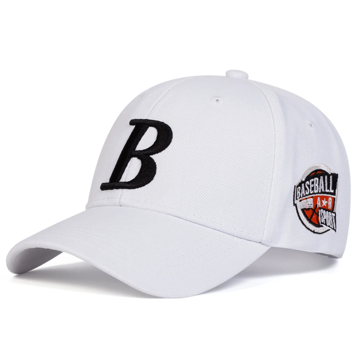 Unisex Letter B Embroidered Baseball Cap