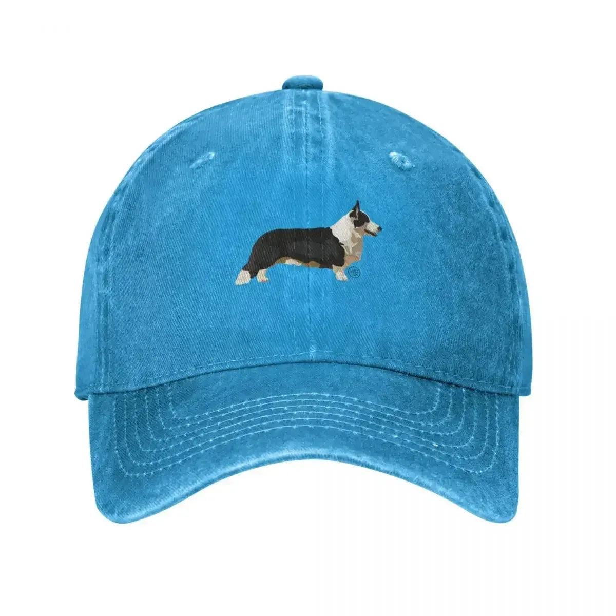 Cardigan Welsh Corgi Cotton Adjustable Baseball Cap