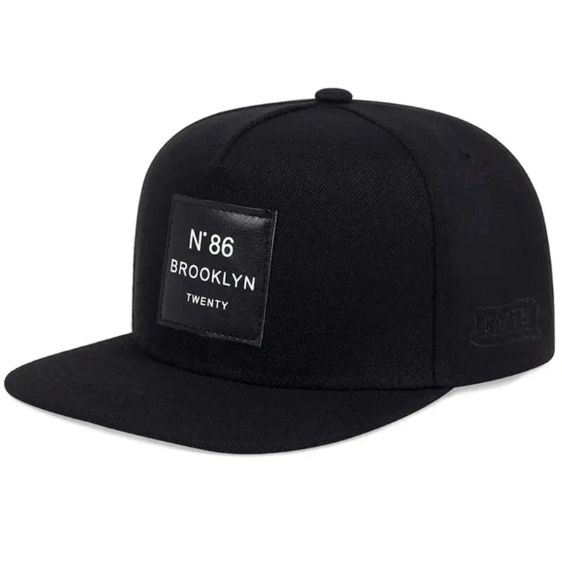 Unisex Brooklyn Print Embroidery Snapback Cap