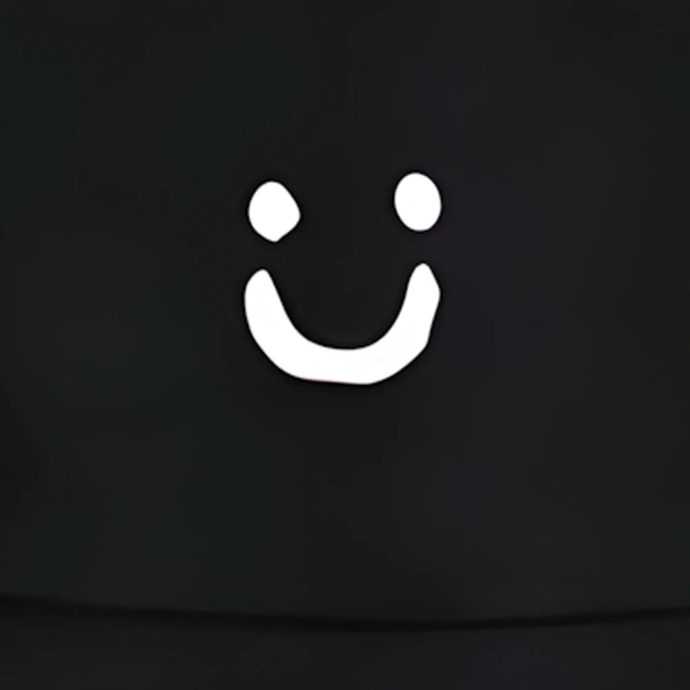 Smile Pattern Embroidered Fisherman's Hat