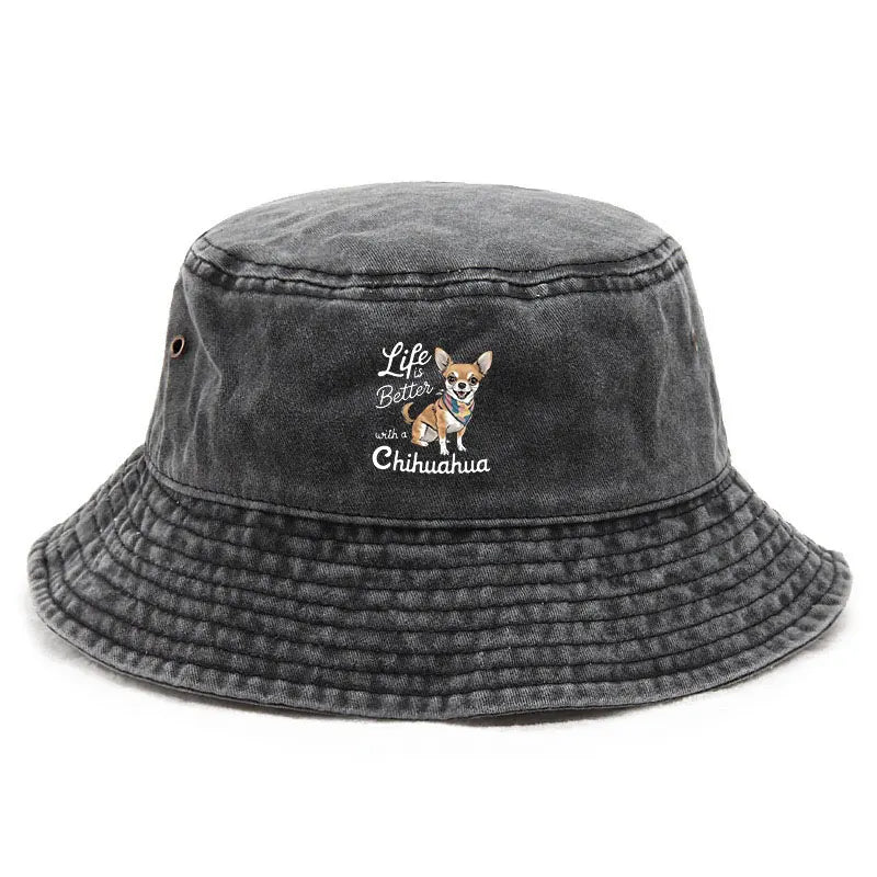 Chihuahua Lover Vintage Bucket Hat
