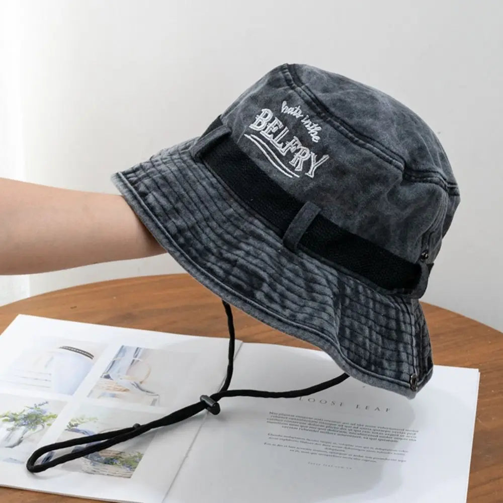 High Quality Cotton Denim Unisex Bucket Hat