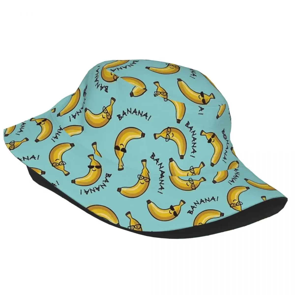 I Am A Cool Banana Pattern Bucket Hats Panama Hat