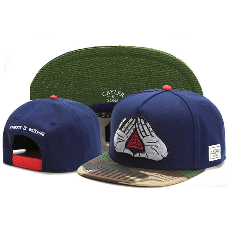 BKNY Embroidered Flat Brim Cap