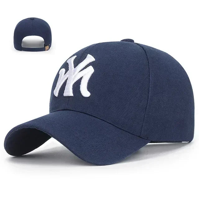 Embroidered Letter Solid Color Baseball Cap