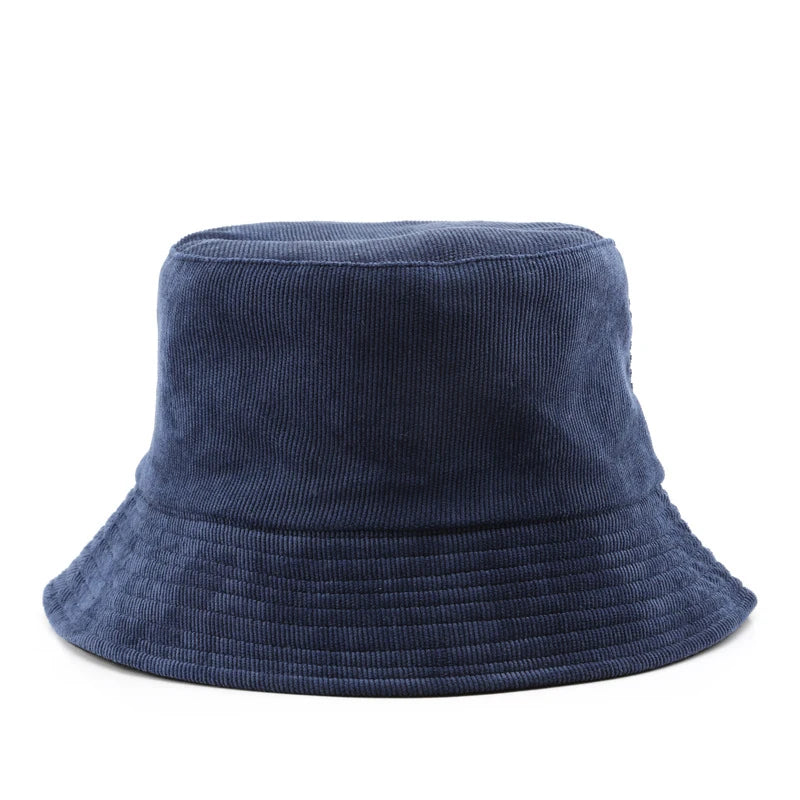 Corduroy Bucket Hat For Women Men New