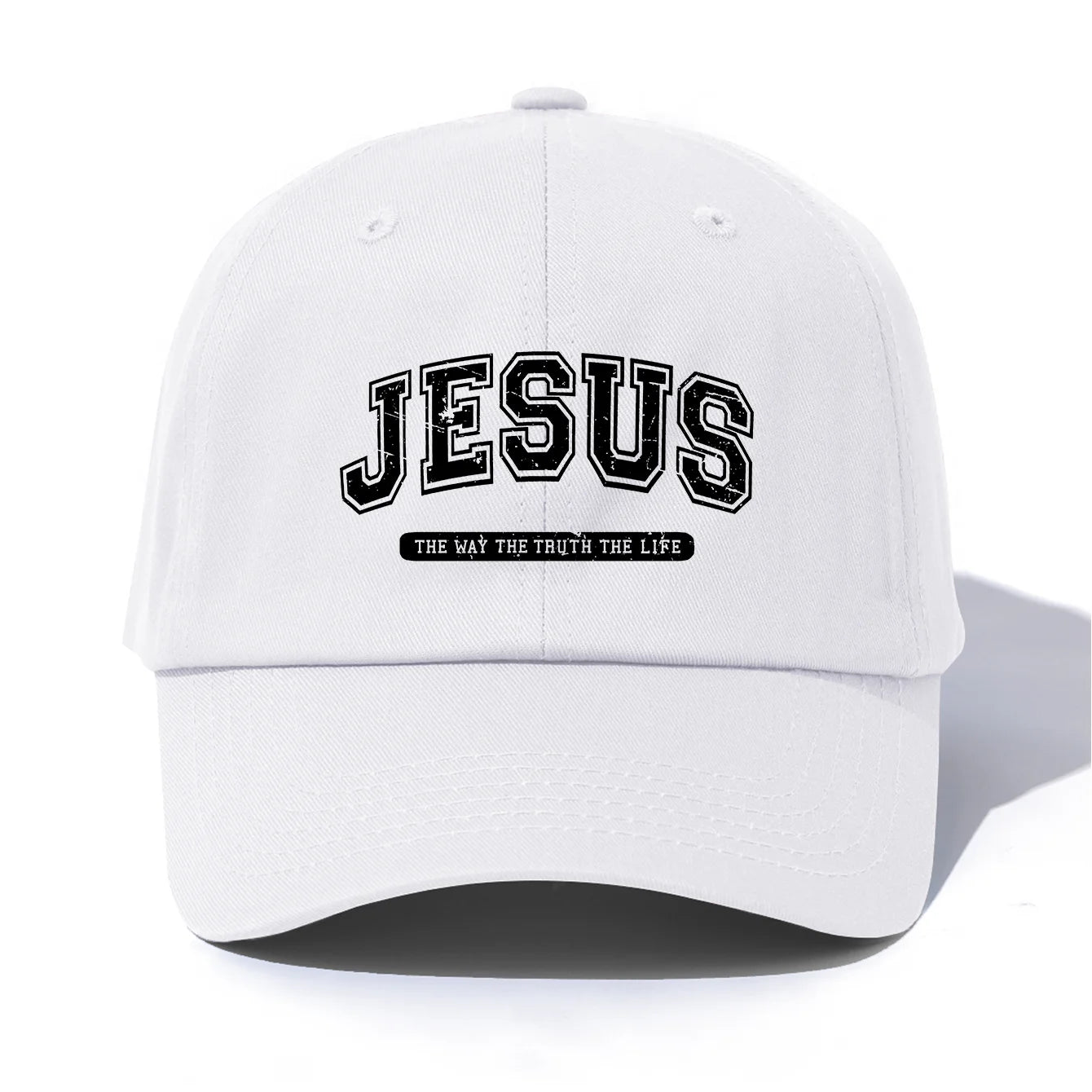 Minimalist Jesus Print Retro Dad Baseball Cap