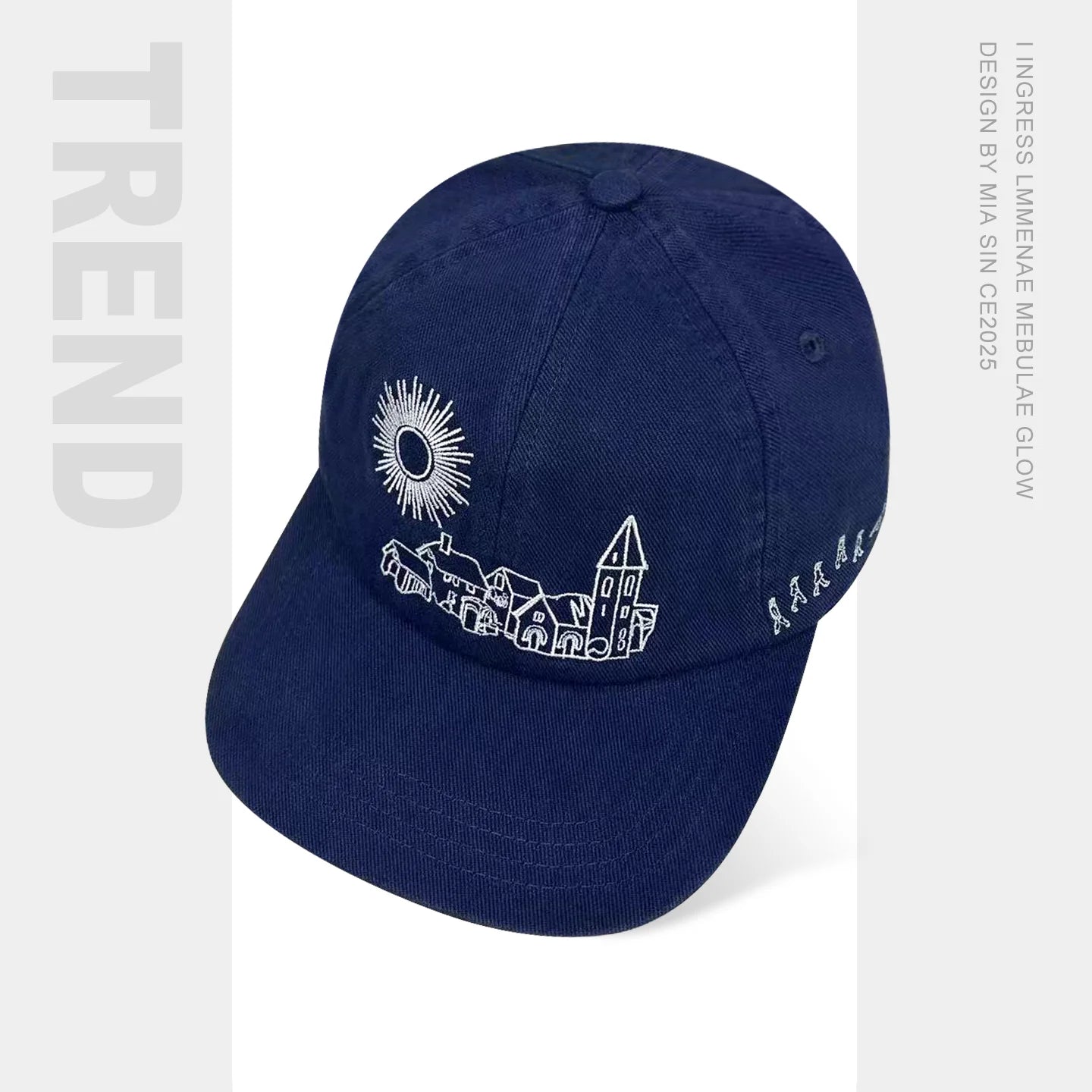Embroidered Duckbill Hip-Hop Baseball Cap