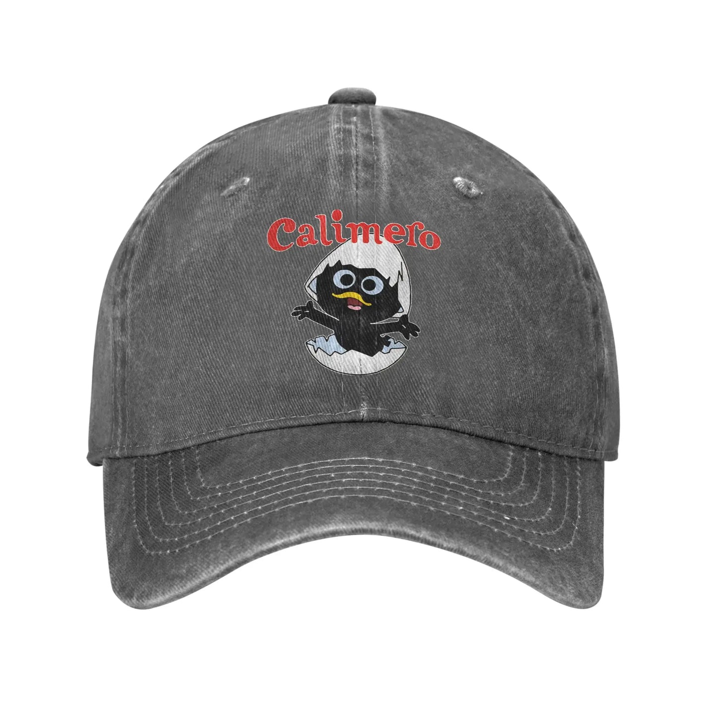 Calimero Washed Denim Spring Trucker Adjustable Baseball Cap