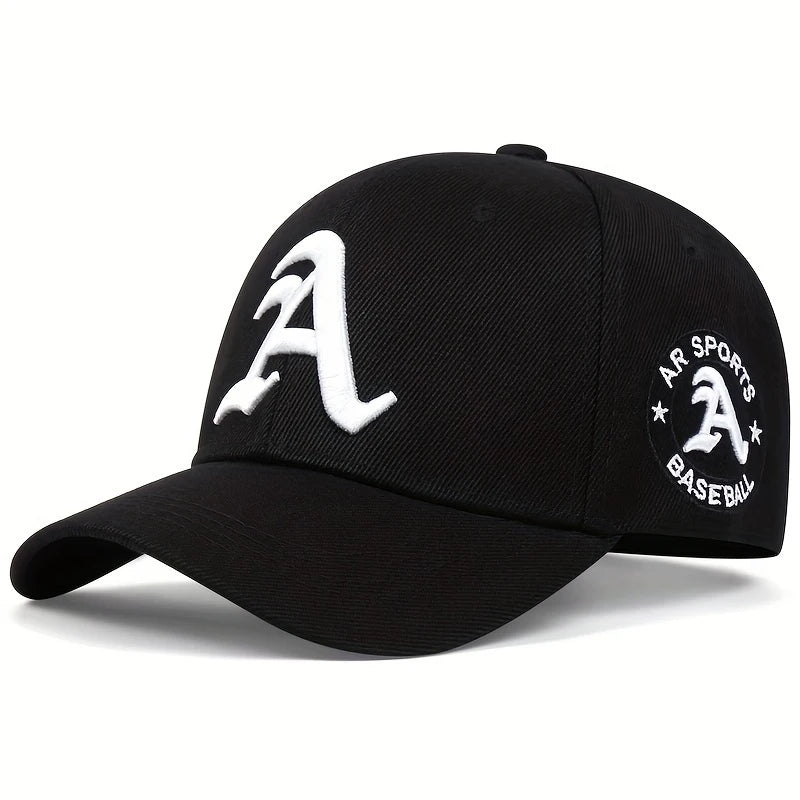 Unisex Gothic A Embroidered Hip Hop Baseball Cap