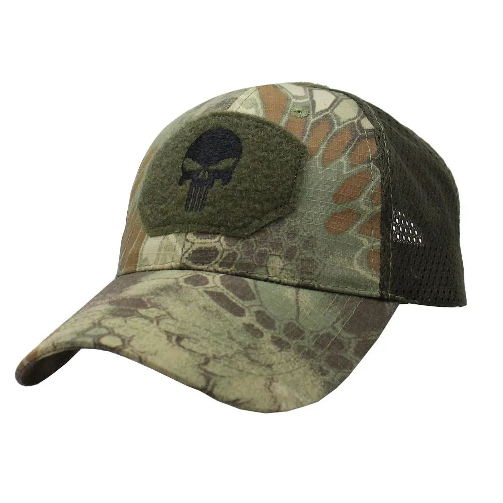 Camouflage Tactical Skull Baseball Cap