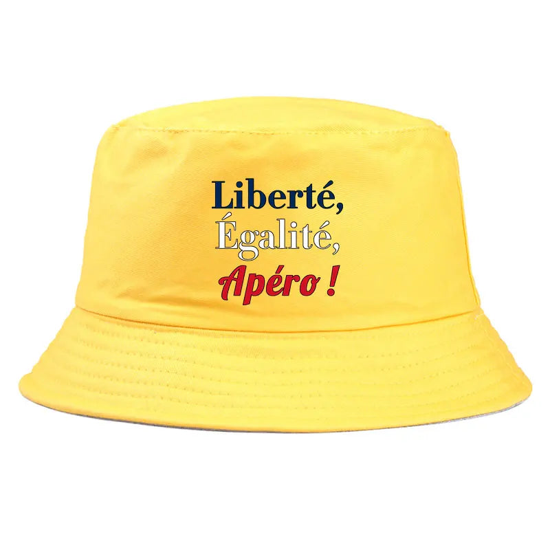 Liberté Égalité Apéro Reversible Bucket Hat