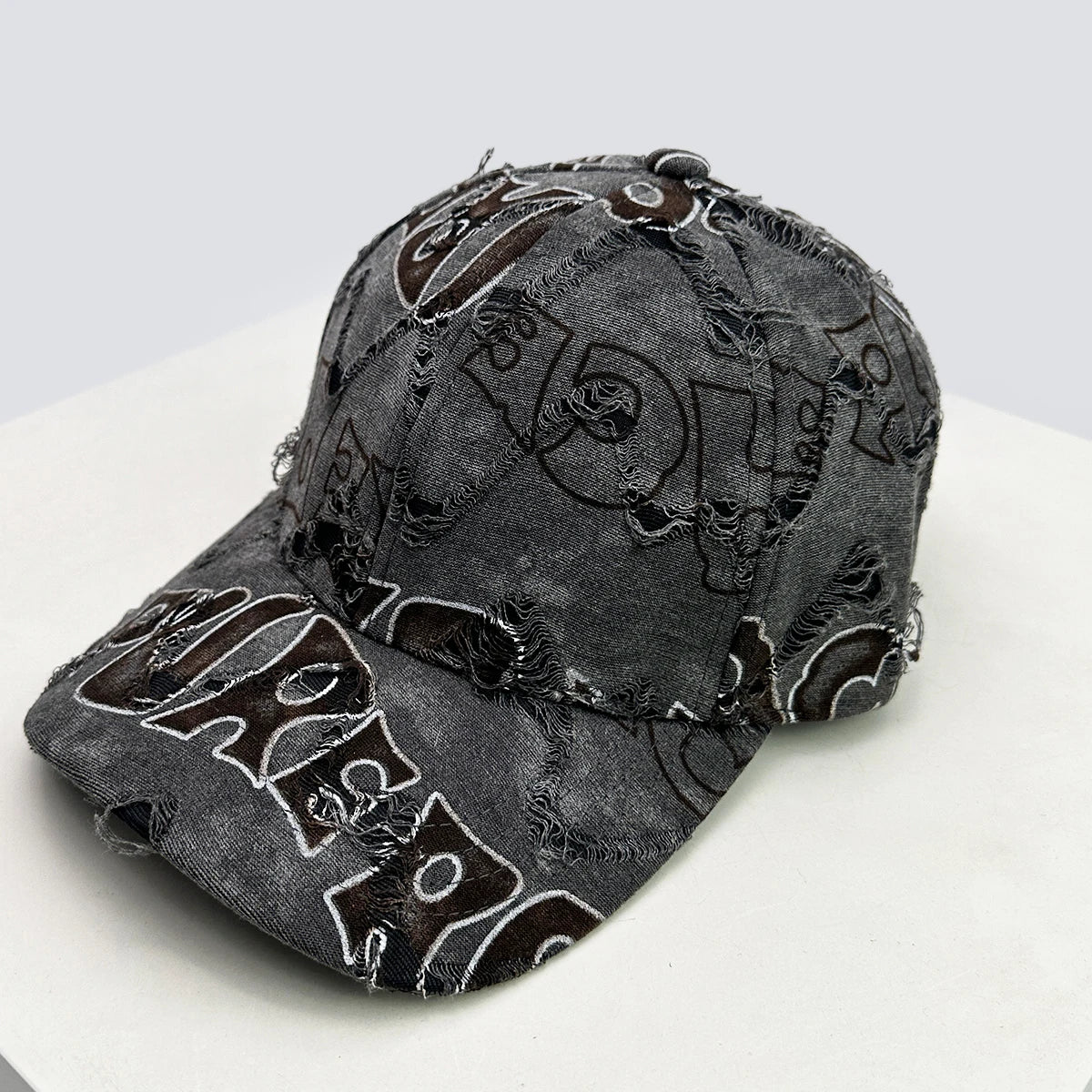 American Vintage Letter Distressed Baseball Cap