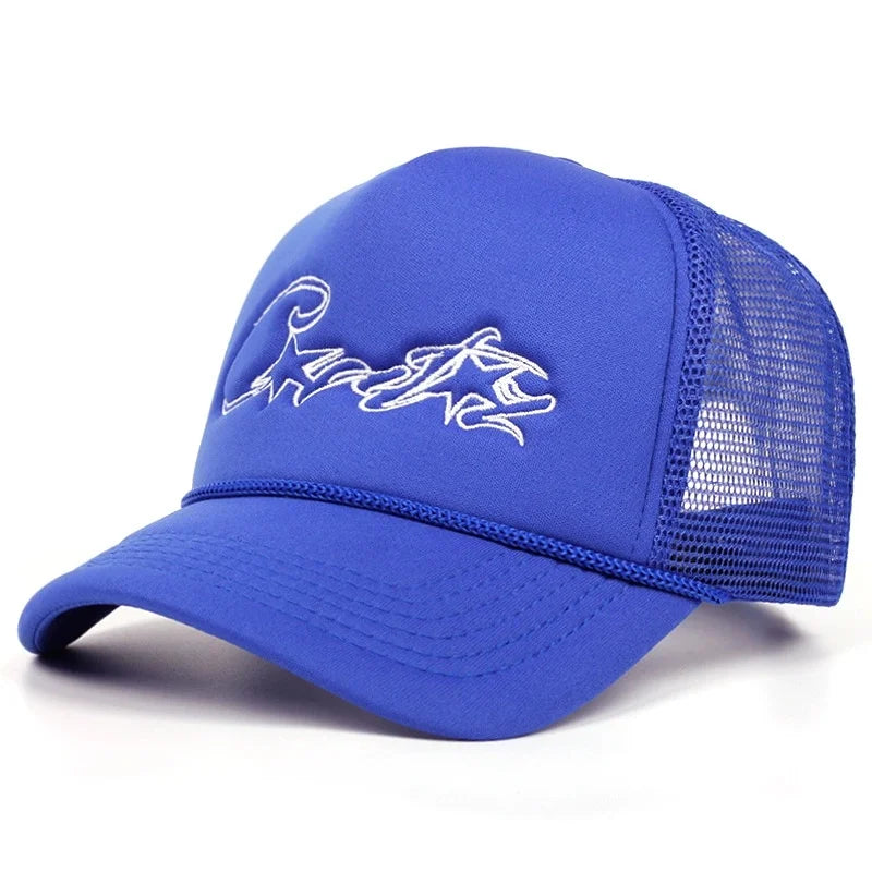 American Letter Mesh Baseball Cap