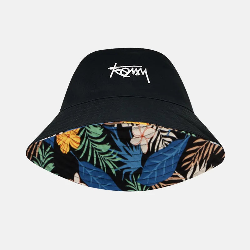 Unisex Double Sided Embroidered Fisherman Hat