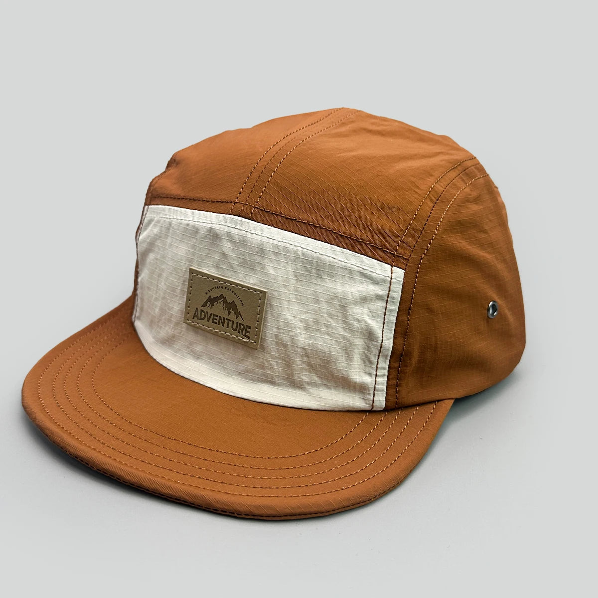 Quick Dry Letters Color Block Breathable Snapback Cap