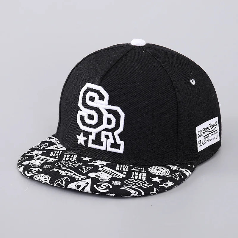 Lightweight Embroidered Snapback Cap