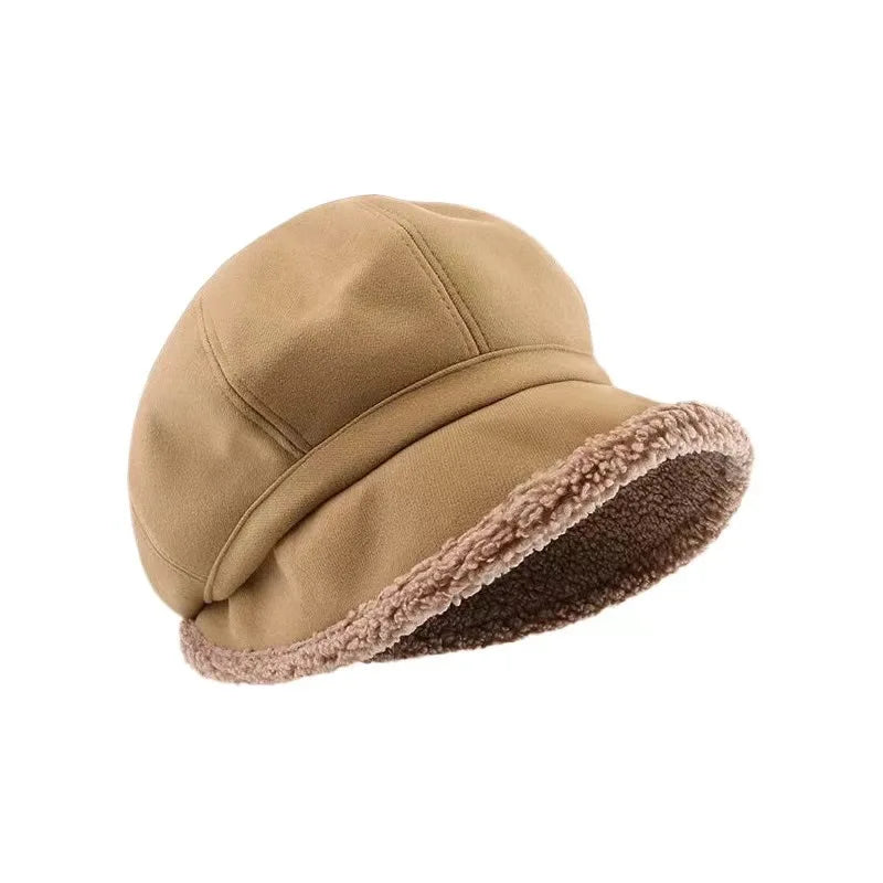 Vintage Raw Edge Winter Bucket Hat