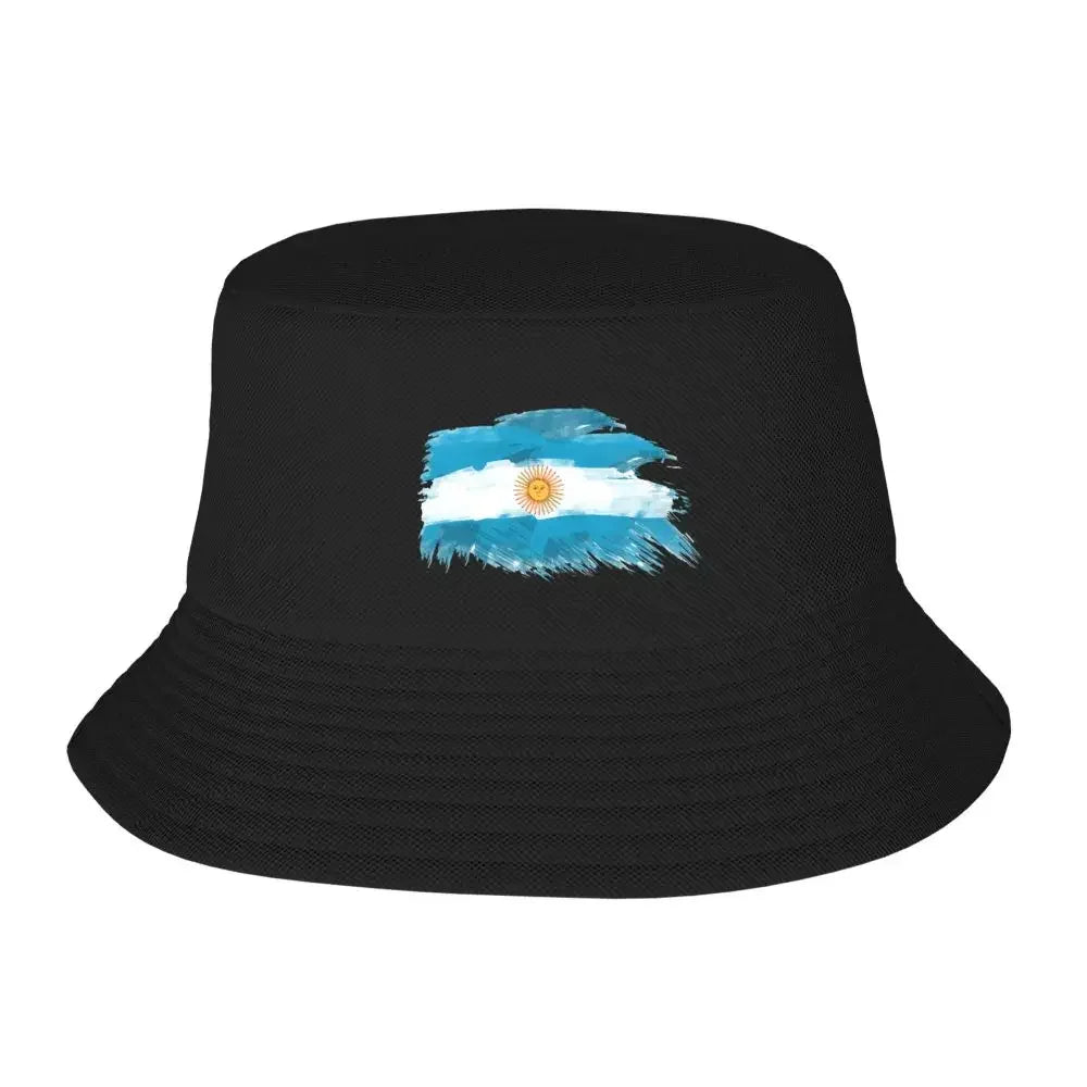 Argentina Flag Bucket Hat Unisex Outdoor