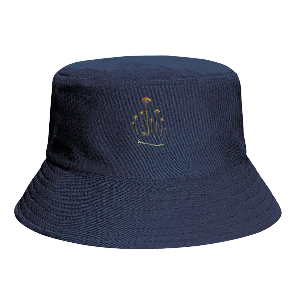 Whimsical Wild Mushroom Cluster Graphic Bucket Hat