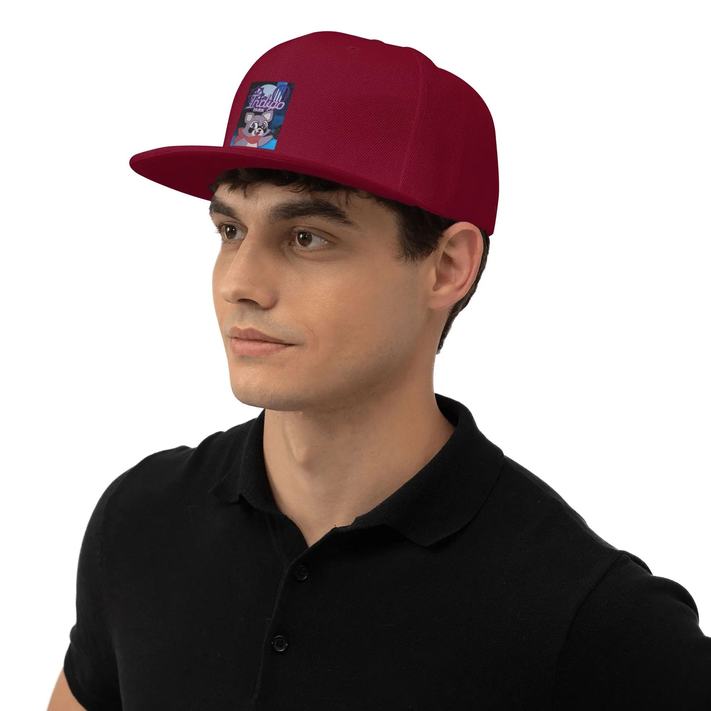 Rambley Indigo Park Character Graphic Streetwear Snapback Cap