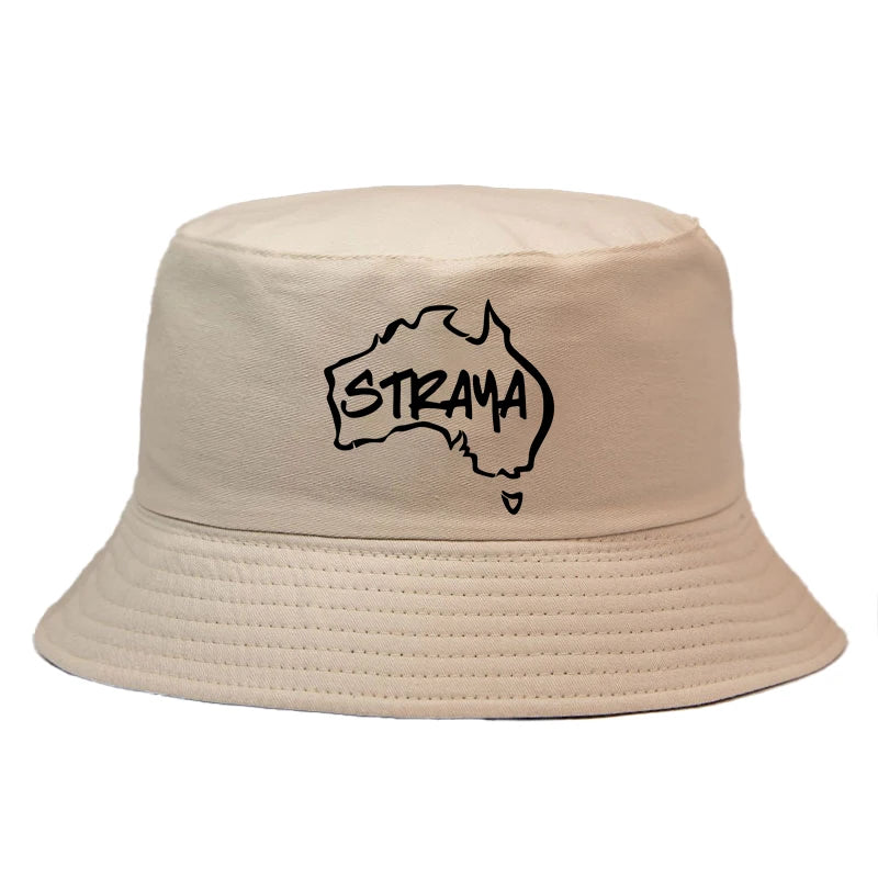 Straya Australia Map Print Bucket Hat
