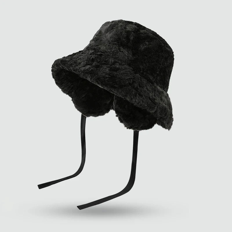 Removable Ear Flap Bucket Hat