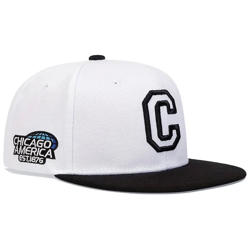 Unisex C Letter Embroidery Hip-hop Hats