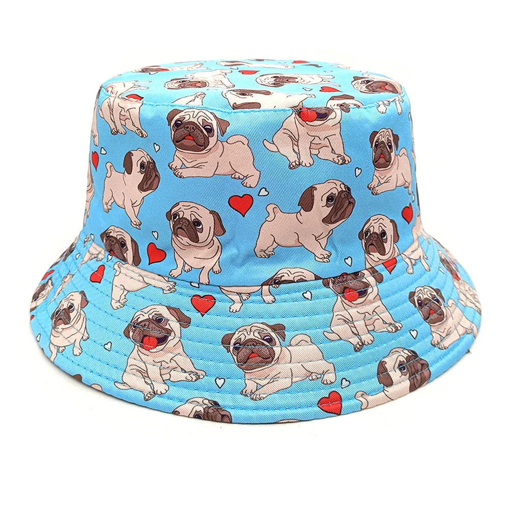 Unisex Animal Print Double Sided Bucket Hat