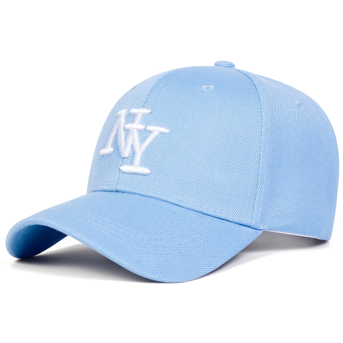 Unisex NY Letter Embroidered Adjustable Baseball Cap