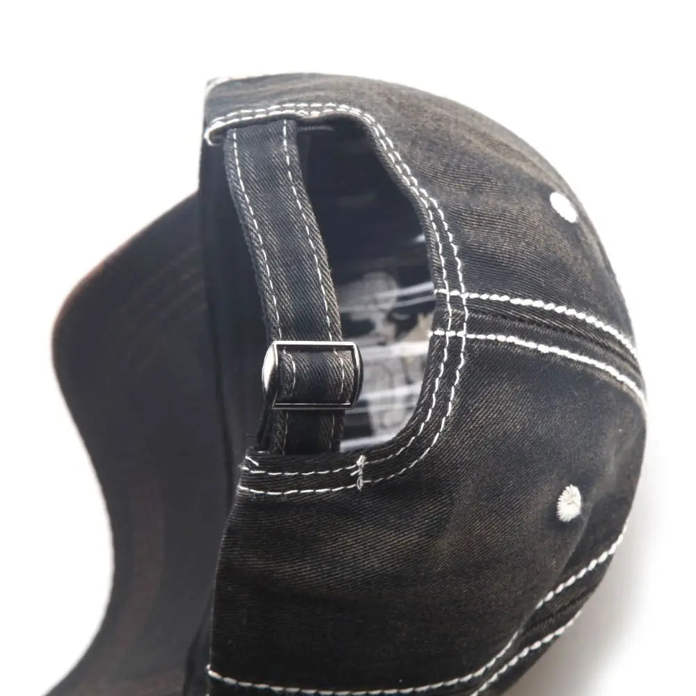 Vintage American 21 Denim Baseball Cap