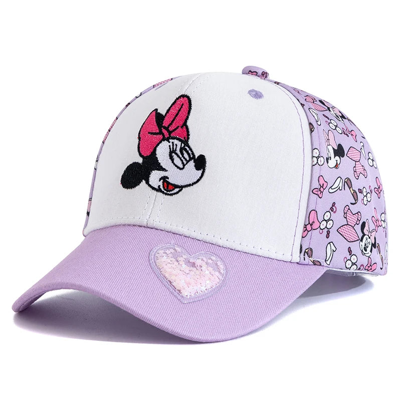 Children’s Minnie Cartoon Cotton Baseball Cap