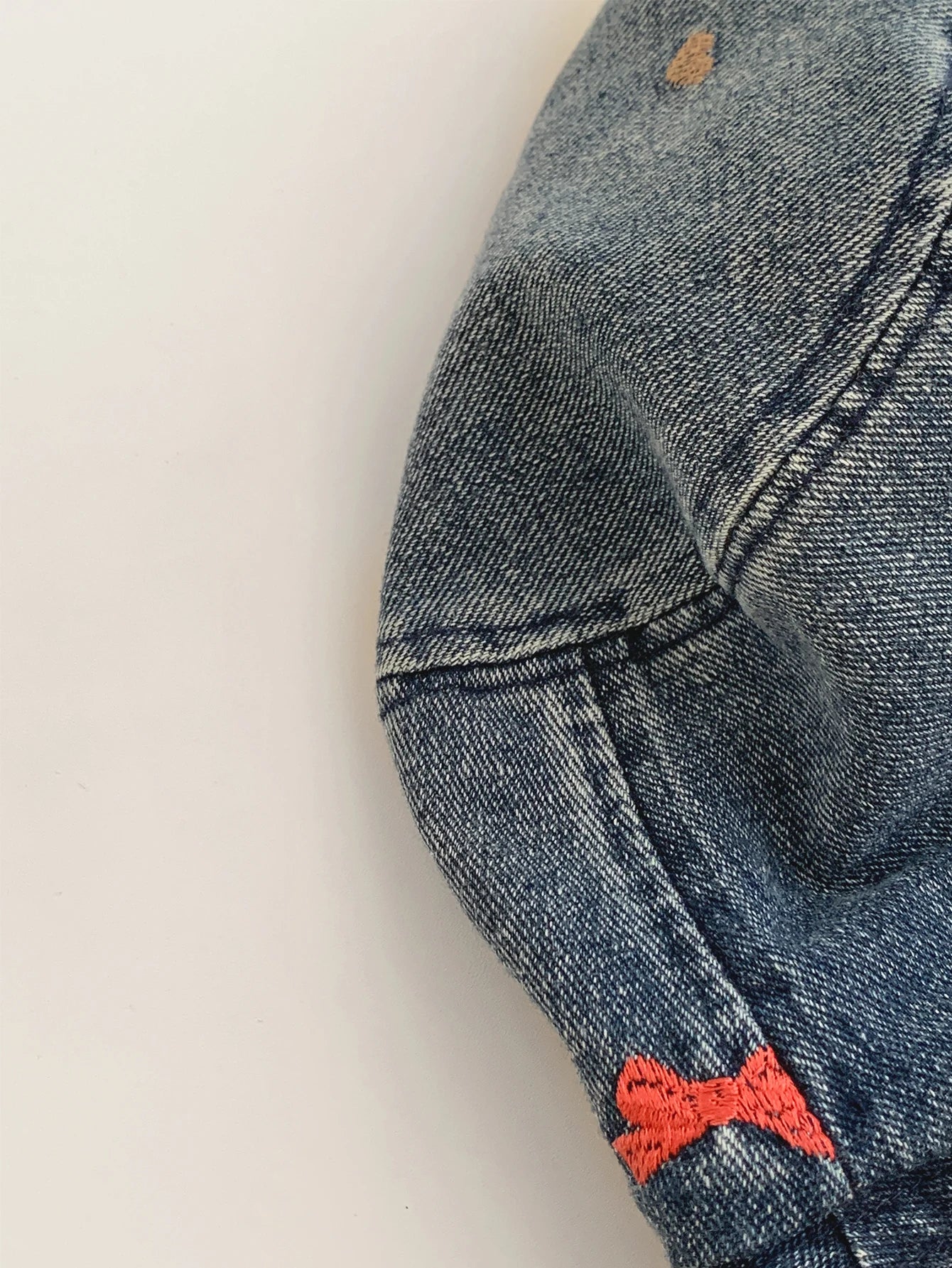 Washed Ripped Denim Fisherman Hat