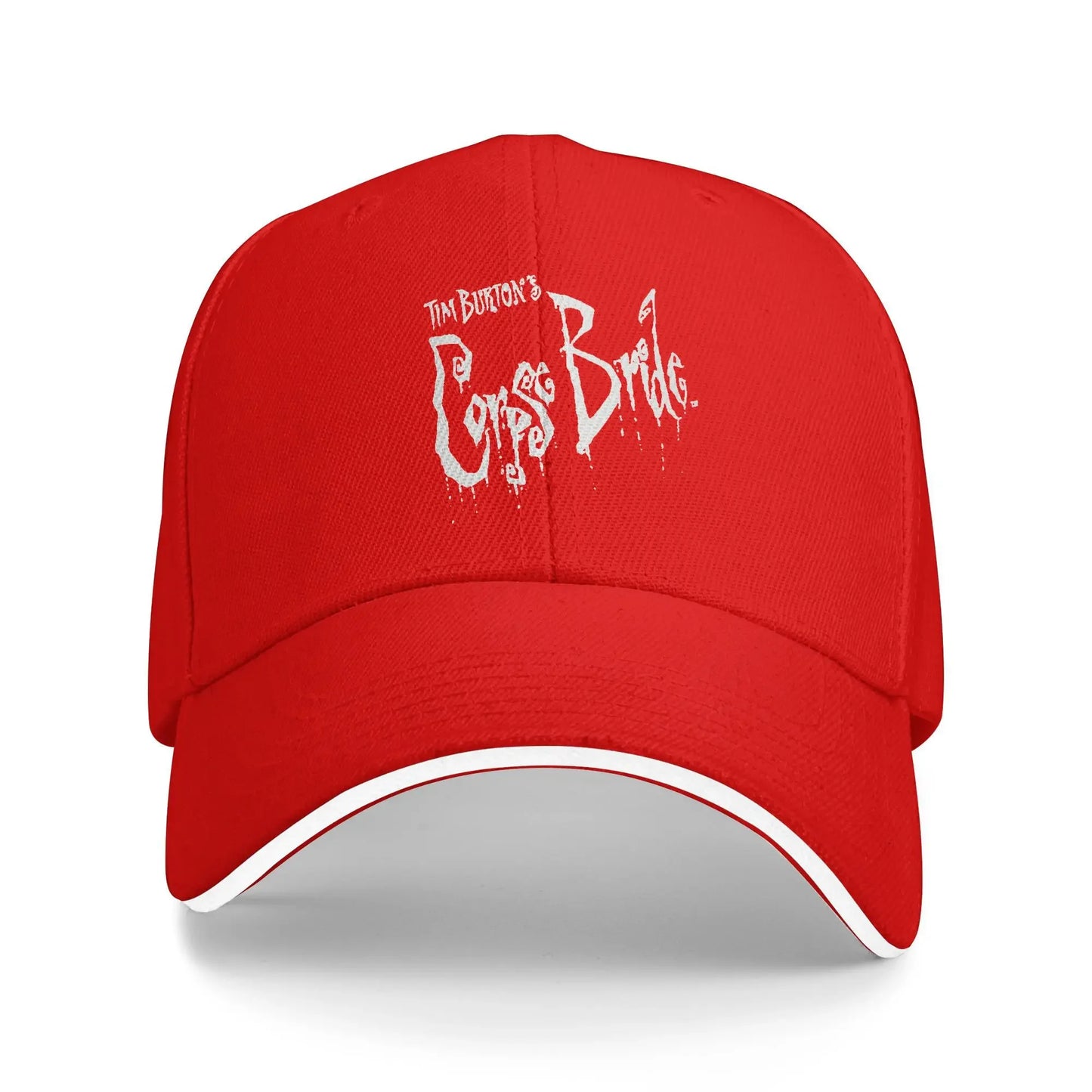 White Punk Tim Burton Corpse Bride Trucker Baseball Cap