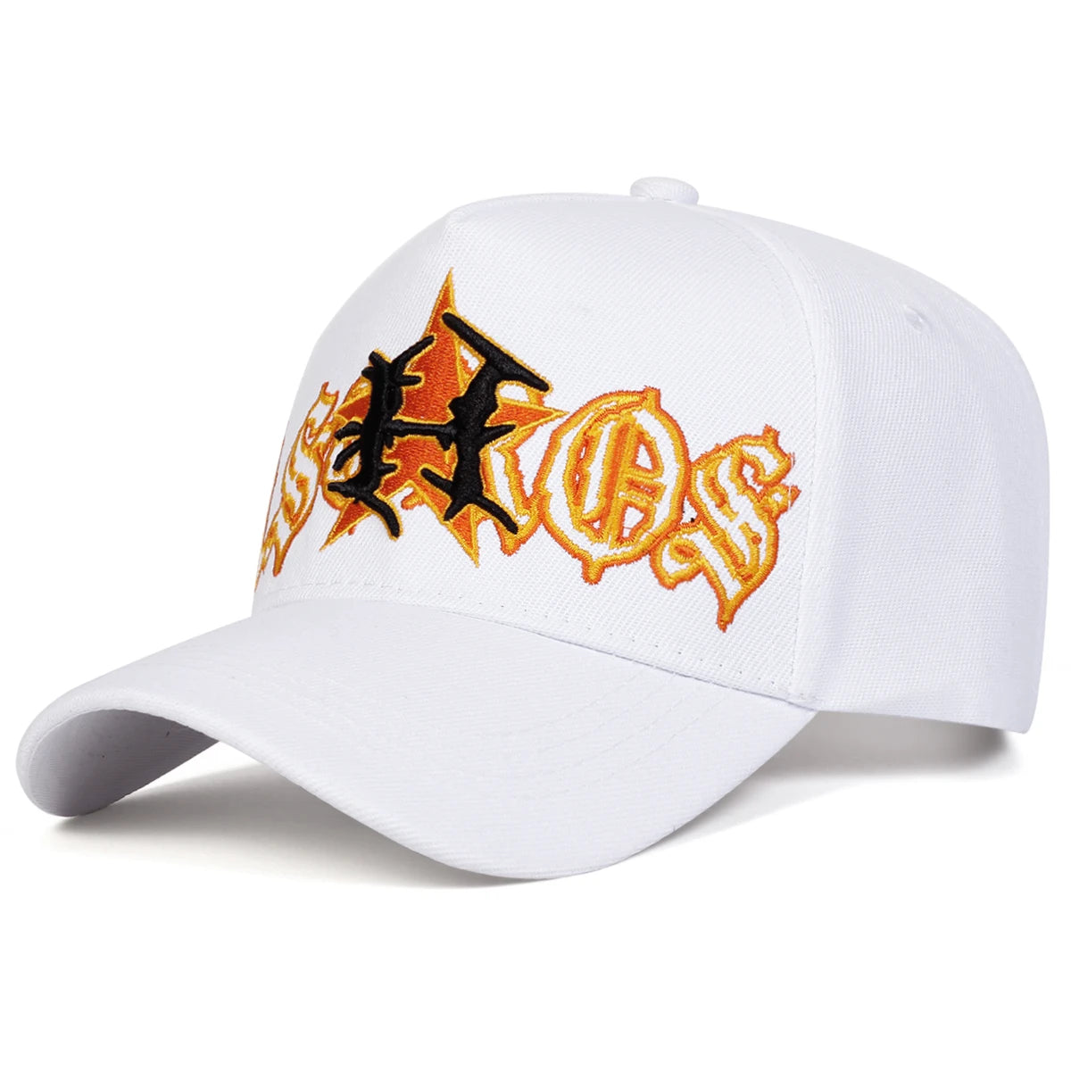 H Letter Pentagram Embroidered Baseball Cap