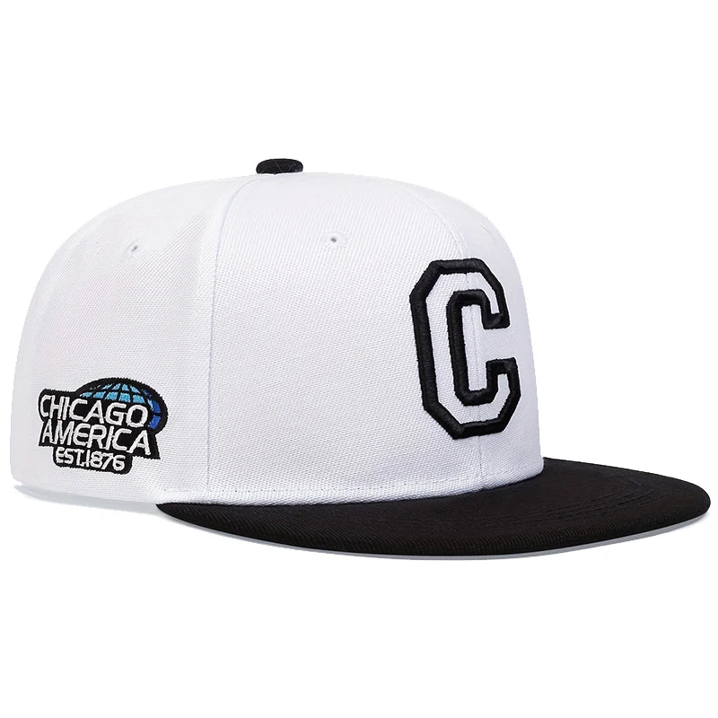 Unisex Embroidery Baseball Cap Cotton Snapback