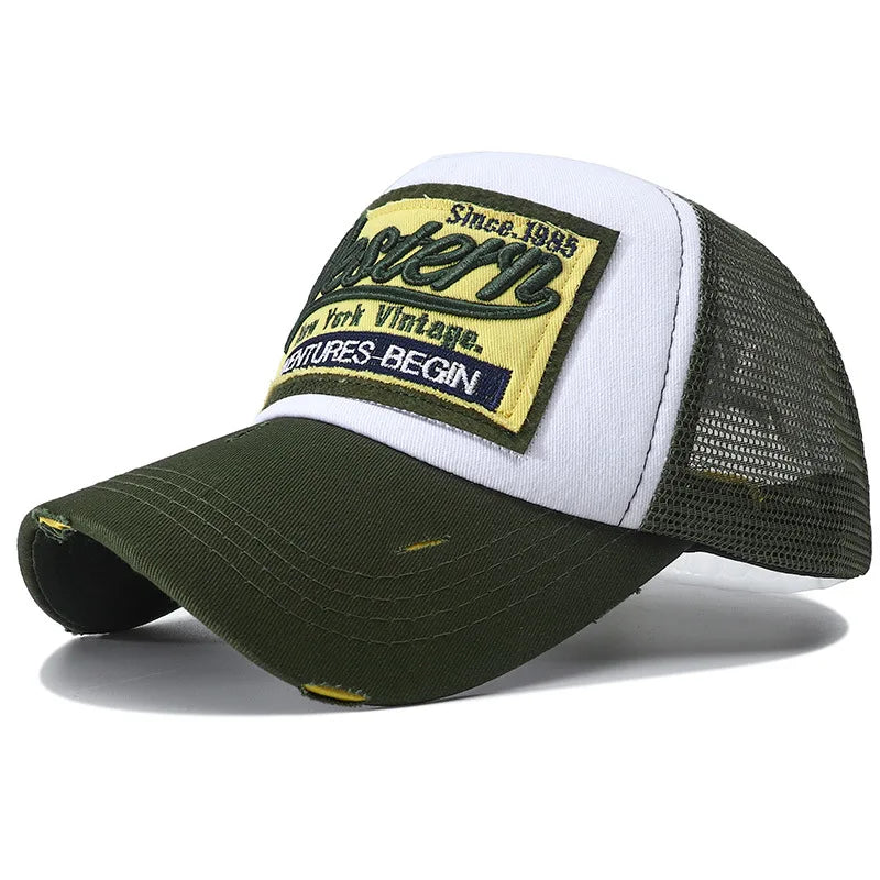 New Letter Embroidery Baseball Cap for Men