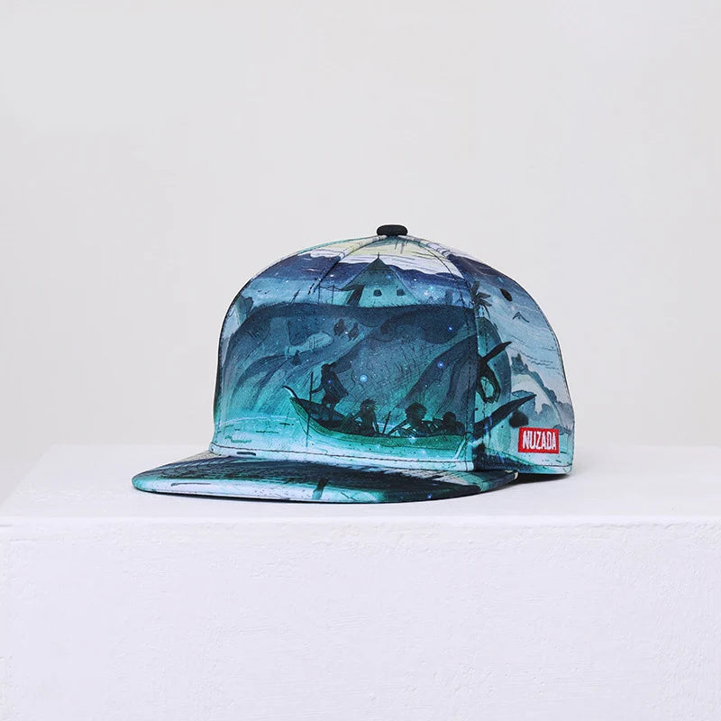 Unisex Graffiti Print Hip-Hop Cap