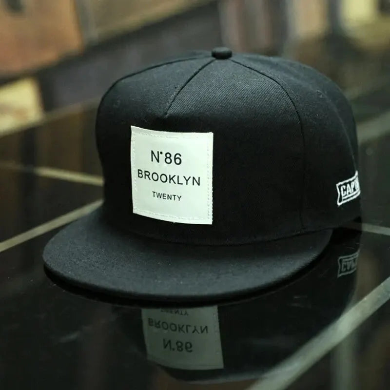 Unisex Brooklyn Print Label Embroidery Hip-hop Hats