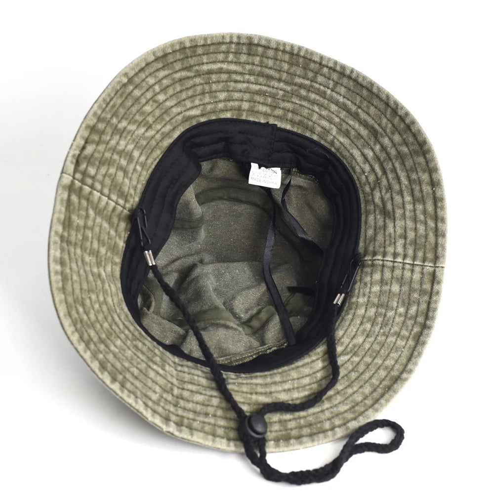 Washed Cotton Bucket Hats Spring