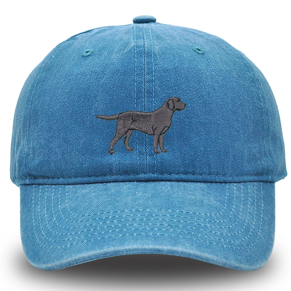 Embroidered Labrador Retriever Adjustable Trucker Baseball Cap