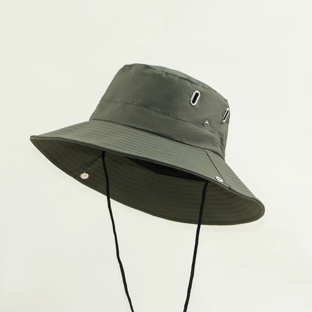 Outdoor Camping Drawstring Bucket Hat